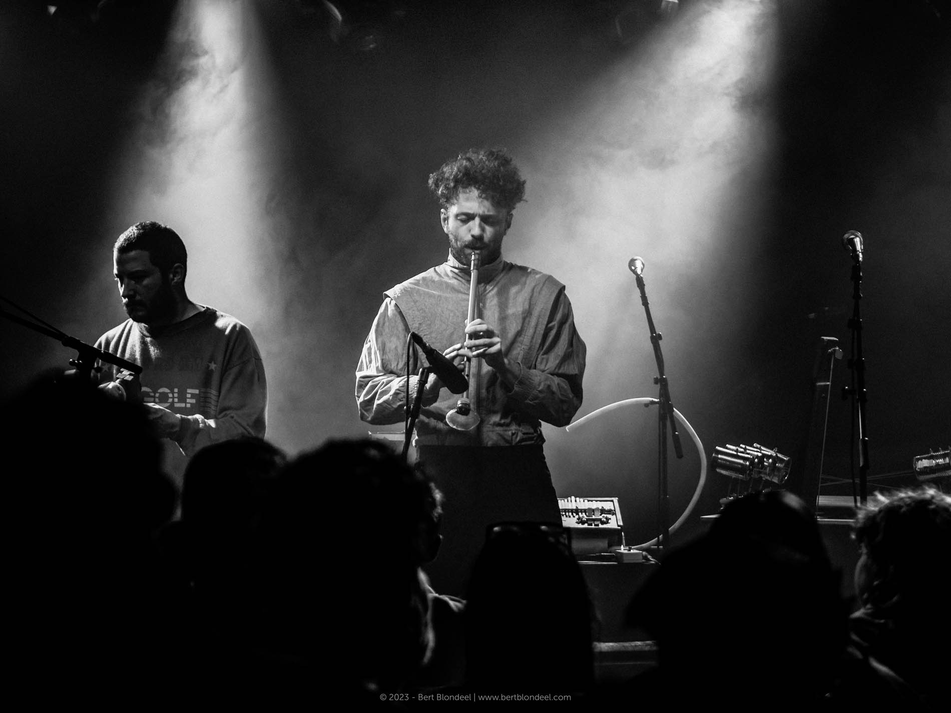 Concert: Schroothoop performing in Ancienne Belgique during Label Night around Ghent's quality jazz label Sdban / © 2023 - Bert Blondeel