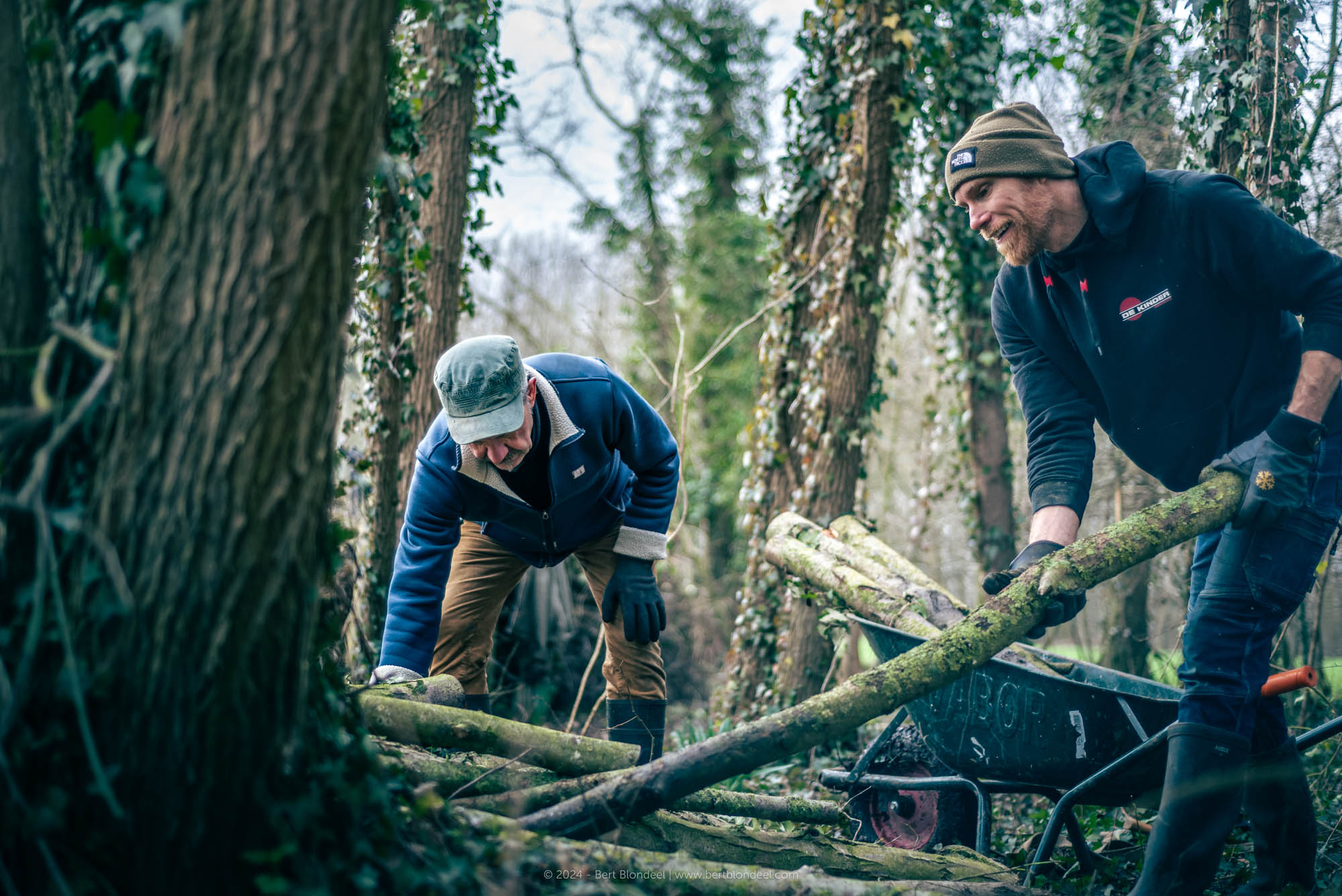 Reportage: Natuurpunt volunteers, working in the Padde- and Porrebeek valley / © Bert Blondeel - for Natuurpunt Dendermonding