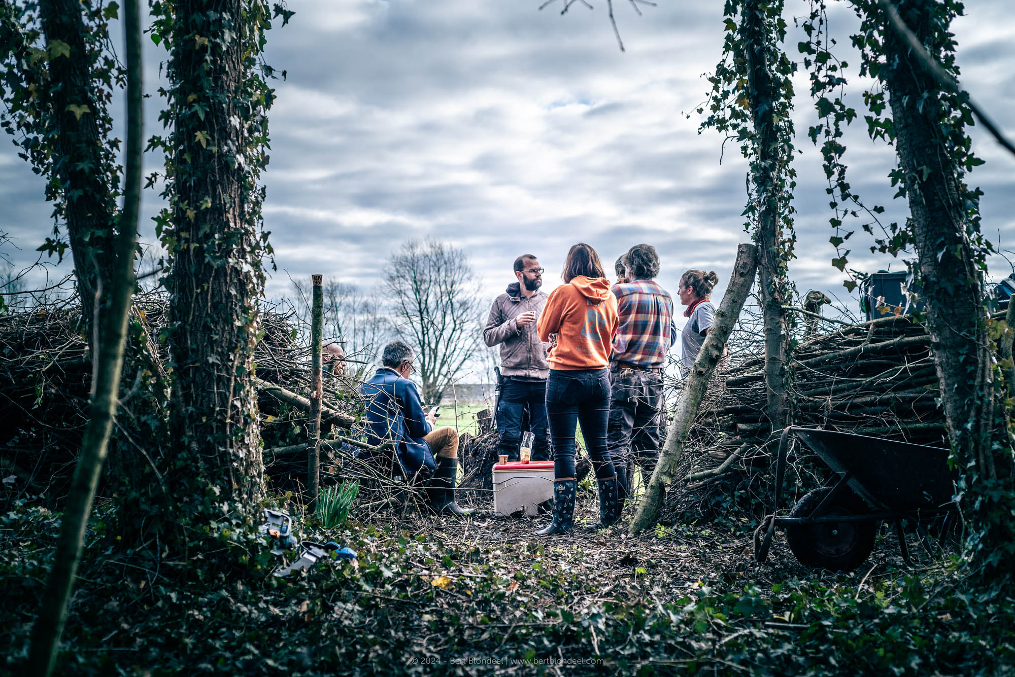 Reportage: Natuurpunt volunteers, working in the Padde- and Porrebeek valley / © Bert Blondeel - for Natuurpunt Dendermonding