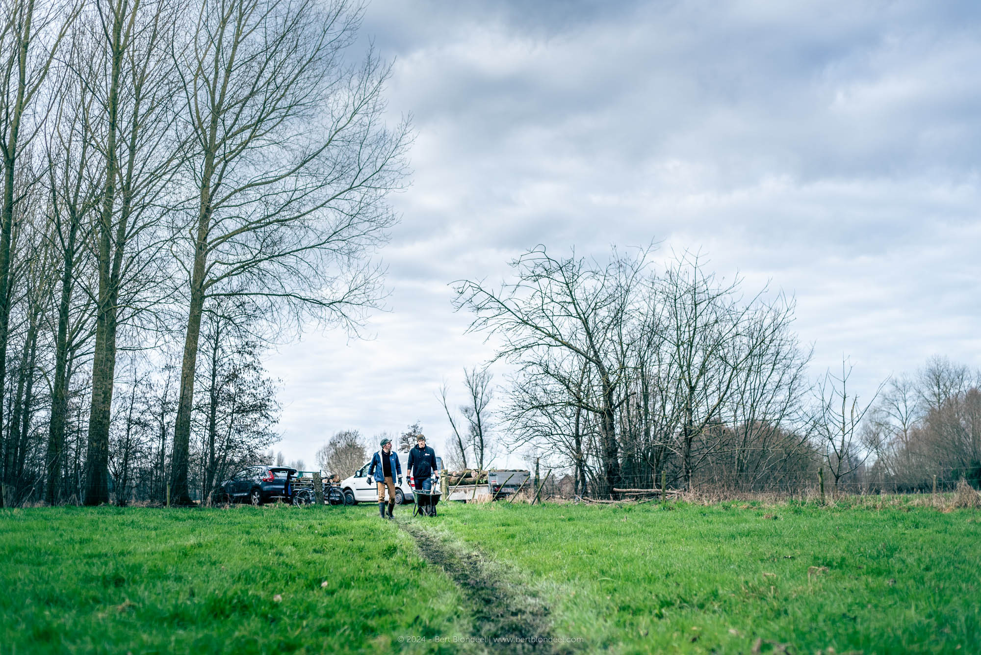 Reportage: Natuurpunt volunteers, working in the Padde- and Porrebeek valley / © Bert Blondeel - for Natuurpunt Dendermonding