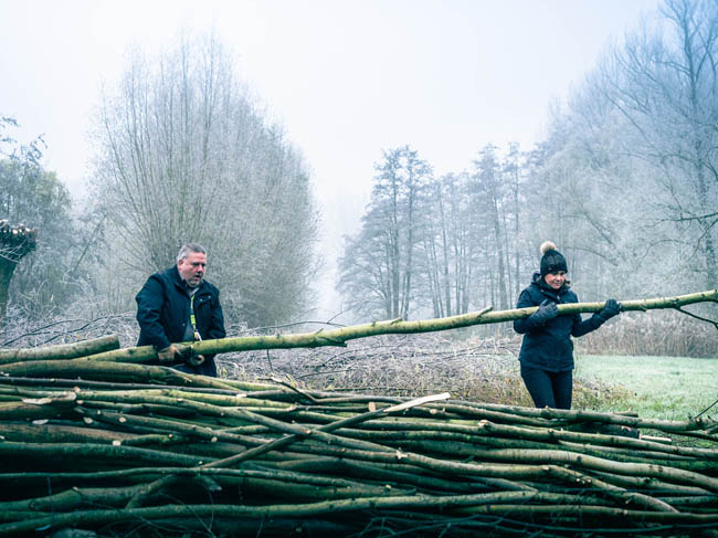 Reportage: Natuurpunt volunteers, working in the Sint-Onolfspolders / © Bert Blondeel - for Natuurpunt Dendermonding