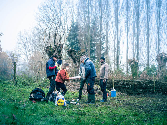 Reportage: Natuurpunt volunteers, working in the Sint-Onolfspolders / © Bert Blondeel - for Natuurpunt Dendermonding