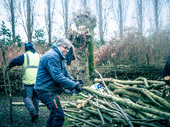 Reportage: Natuurpunt volunteers, working in the Sint-Onolfspolders / © Bert Blondeel - for Natuurpunt Dendermonding