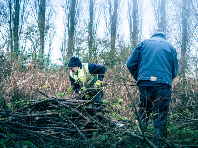 Reportage: Natuurpunt volunteers, working in the Sint-Onolfspolders / © Bert Blondeel - for Natuurpunt Dendermonding