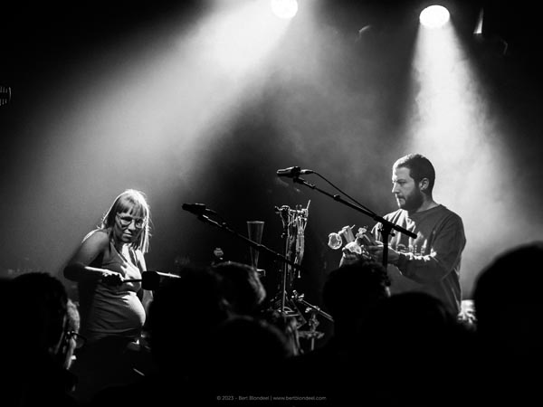 Concert: Schroothoop performing in Ancienne Belgique during Label Night around Ghent's quality jazz label Sdban / © 2023 - Bert Blondeel