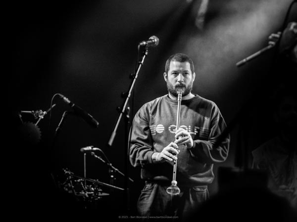 Concert: Schroothoop performing in Ancienne Belgique during Label Night around Ghent's quality jazz label Sdban / © 2023 - Bert Blondeel