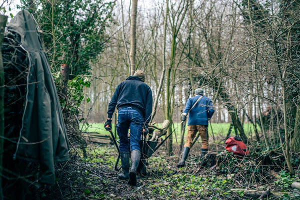 Reportage: Natuurpunt volunteers, working in the Padde- and Porrebeek valley / © Bert Blondeel - for Natuurpunt Dendermonding