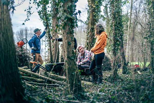 Reportage: Natuurpunt volunteers, working in the Padde- and Porrebeek valley / © Bert Blondeel - for Natuurpunt Dendermonding