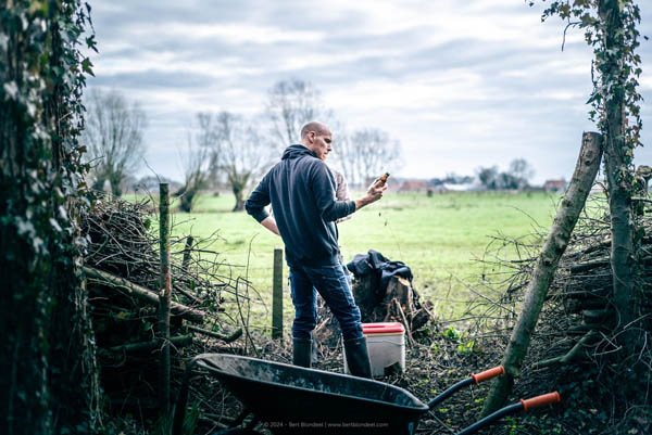 Reportage: Natuurpunt volunteers, working in the Padde- and Porrebeek valley / © Bert Blondeel - for Natuurpunt Dendermonding