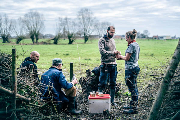 Reportage: Natuurpunt volunteers, working in the Padde- and Porrebeek valley / © Bert Blondeel - for Natuurpunt Dendermonding